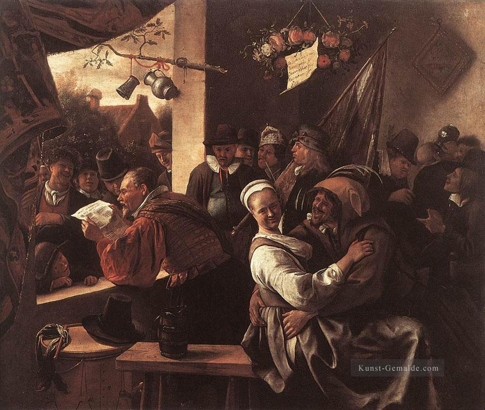 Die Rhetoriker Holländischen Genre Maler Jan Steen Ölgemälde